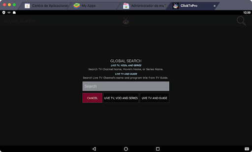CLICKTVPRO Screen 3