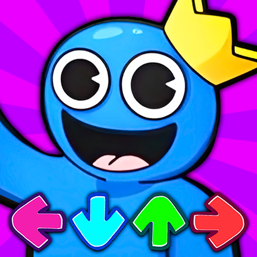 Colors Live - blue rainbow friends icon fnf by will2012