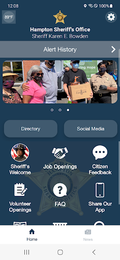 Android application Hampton Sheriff’s Office screenshort