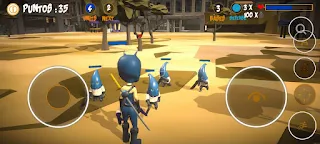 Killer Peaches shooter & cards - Screenshot 3