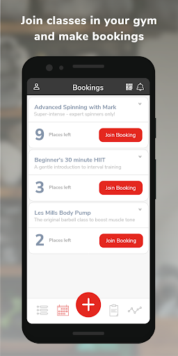 Android application The Fitness Fraternity screenshort