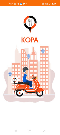 Android application Kopa - Food Delivery App screenshort