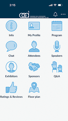 Android application CGA Events screenshort