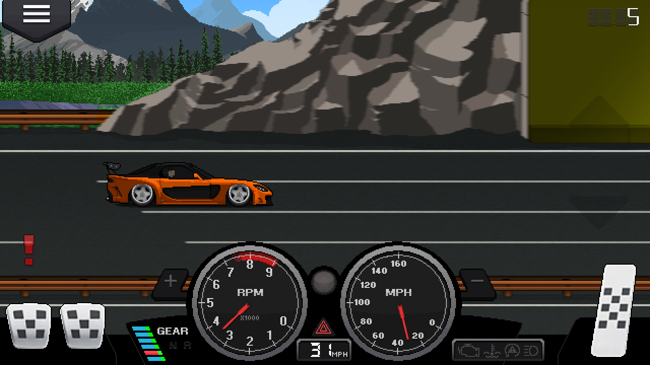 Pixel Car Racer buggati