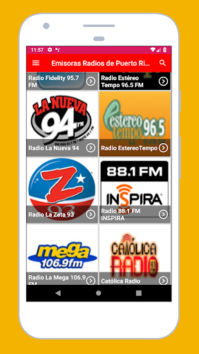 Puerto Rico Radio Stations App Screen 2