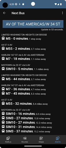 NxBusNY Screen 2
