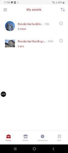 Android application Terys screenshort