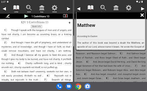 Touch Bible (KJV + Strong's) screenshot 8