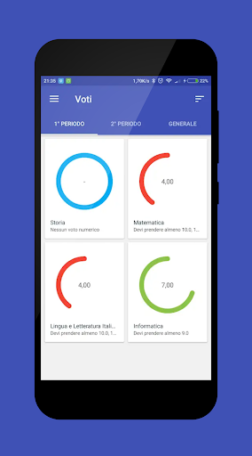 Android application Registro Elettronico screenshort