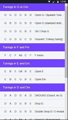 Guitar Open Tuning Referenceのおすすめ画像2