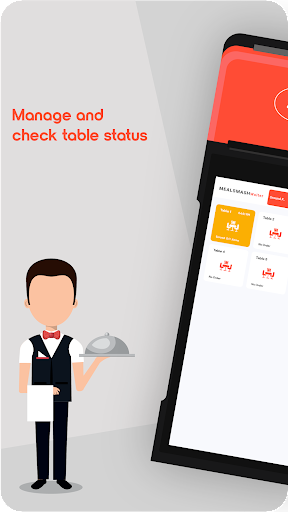 Android application MealSmash Waiter screenshort
