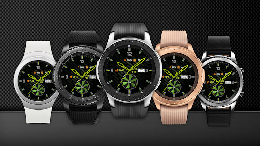 Android application Simple charm green For Wear OS screenshort