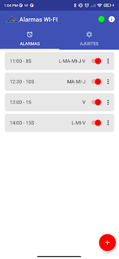 Alarmas WI-FI Screen 3