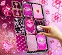 screenshot of Pink diamonds live wallpaper