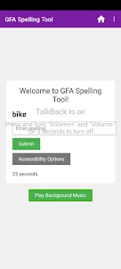 GFA Spelling Tool
