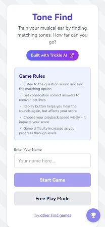 Game screenshot Tone Find mod apk
