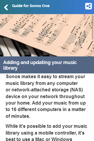 Guide for Sonos products Screenshot 3 - AppWisp.com
