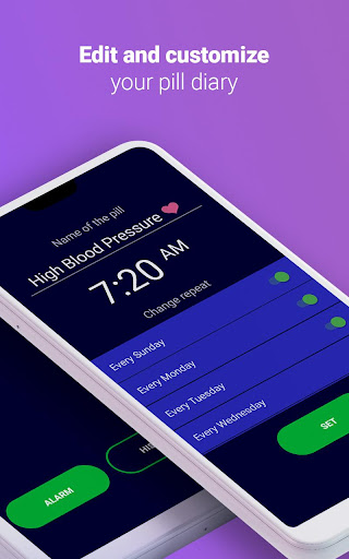 Easy Pill Reminder with Alarm  Screenshot 3 - AppWisp.com