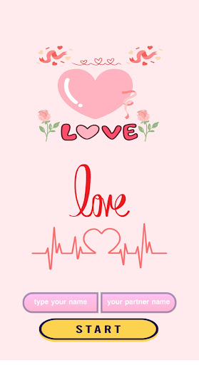 Android application Magic Love Test screenshort