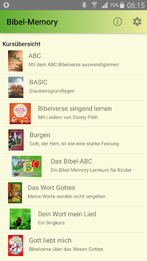 Android application Bibel-Memory screenshort