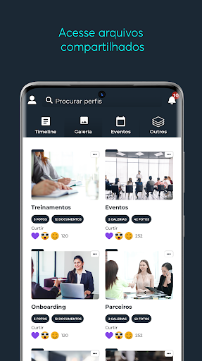 Saber App – Rede Corporativa Screen 2