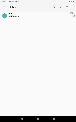 Android application FleetMaster Mail screenshort