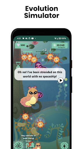 Android application Infinite Evolution screenshort