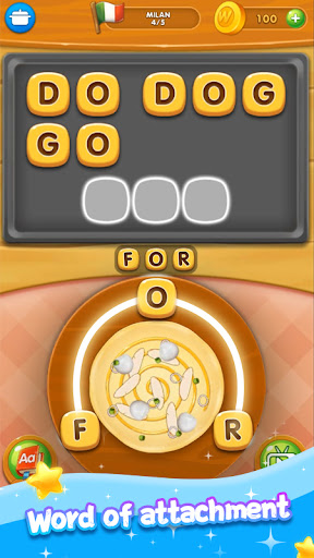 Android application Word Pizza Games screenshort