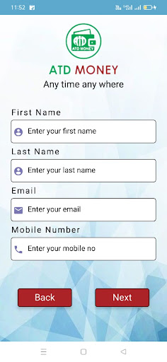 ATDMoney Salaried Loan app Screen 2
