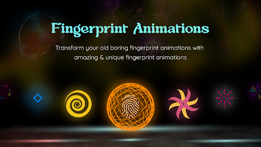 Android application Fingerprint & Edge Animations screenshort