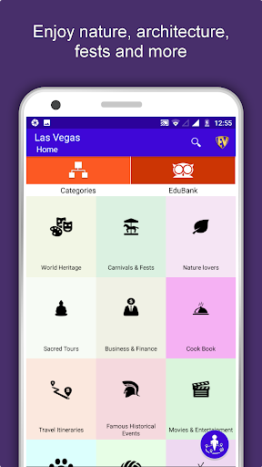 Android application Las Vegas Travel & Explore, Of screenshort