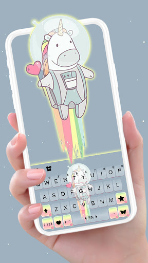 Rainbow Jet Unicorn Keyboard B Screen 2