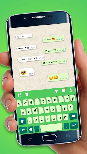 Chatting Messenger Keyboard Theme screenshot 0
