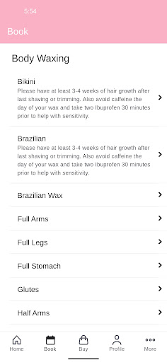 Flirt Wax Bar Screenshot 2 - AppWisp.com