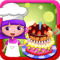 Annas birthday cake bakery shop - cake maker game