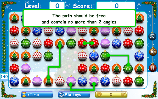 Android application Christmas tree toys screenshort