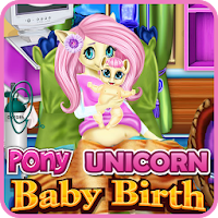 Pregnant Unicorn Mommy - Baby Pony Care