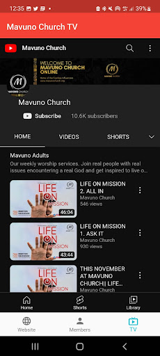 Mavuno Church Screen 2