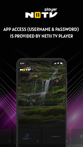 Android application Net11 TV Player screenshort
