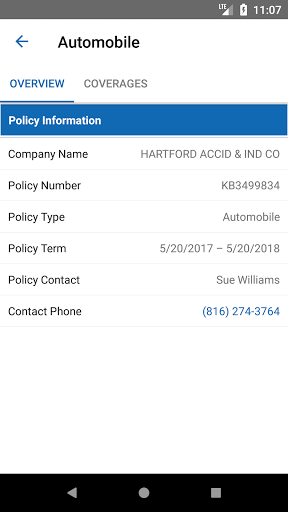 Hudson Insurance Agency Online Screen 2