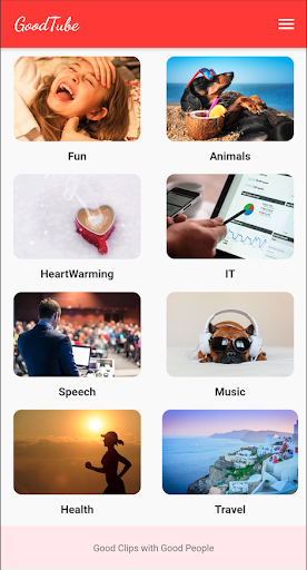 Android application GoodTube screenshort