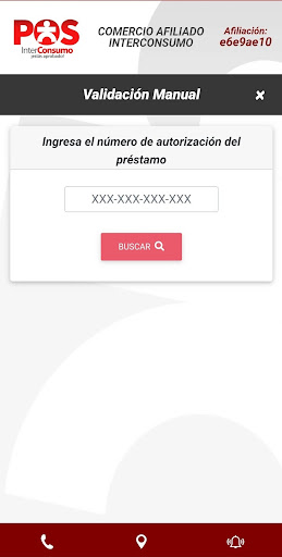 POS InterConsumo Screen 2