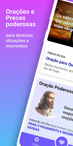 Android application Orações e Preces Poderosas screenshort