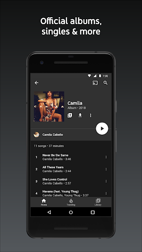 YouTube Music screenshot 1