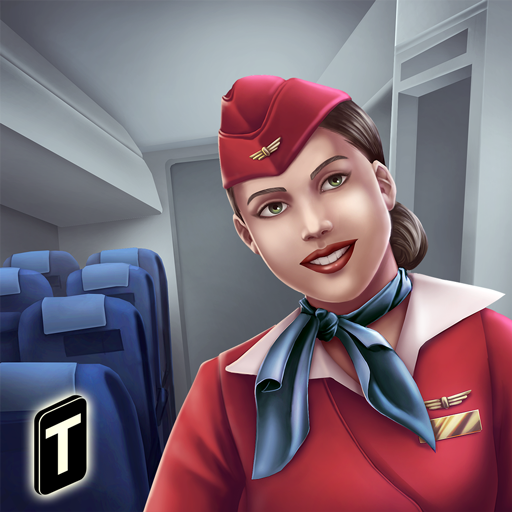 Airplane Flight Attendant -Car  Icon