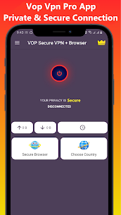 VOP HOT Pro Premium VPN -100% secure Safe Browsing For Android 1