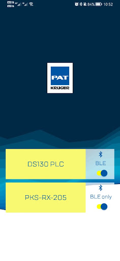 Android application PAT Krüger screenshort