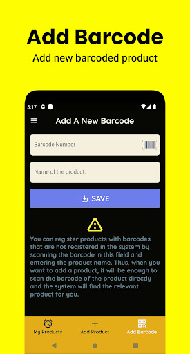 Barkus: Expiry Barcode Scanner Screen 3