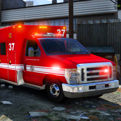 لعبة سيارة الاسعاف-المستشفى
