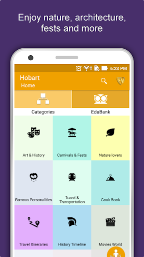 Android application Hobart Travel & Explore, Offli screenshort